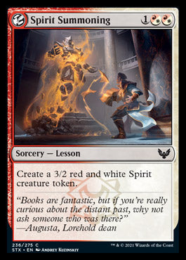 Spirit Summoning [Strixhaven: School of Mages] | Gear Gaming Fayetteville