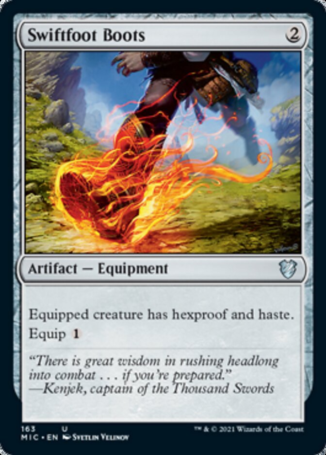 Swiftfoot Boots [Innistrad: Midnight Hunt Commander] | Gear Gaming Fayetteville