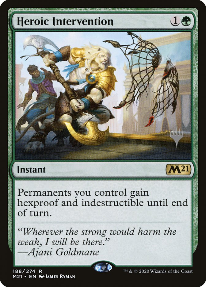 Heroic Intervention (Promo Pack) [Core Set 2021 Promos] | Gear Gaming Fayetteville