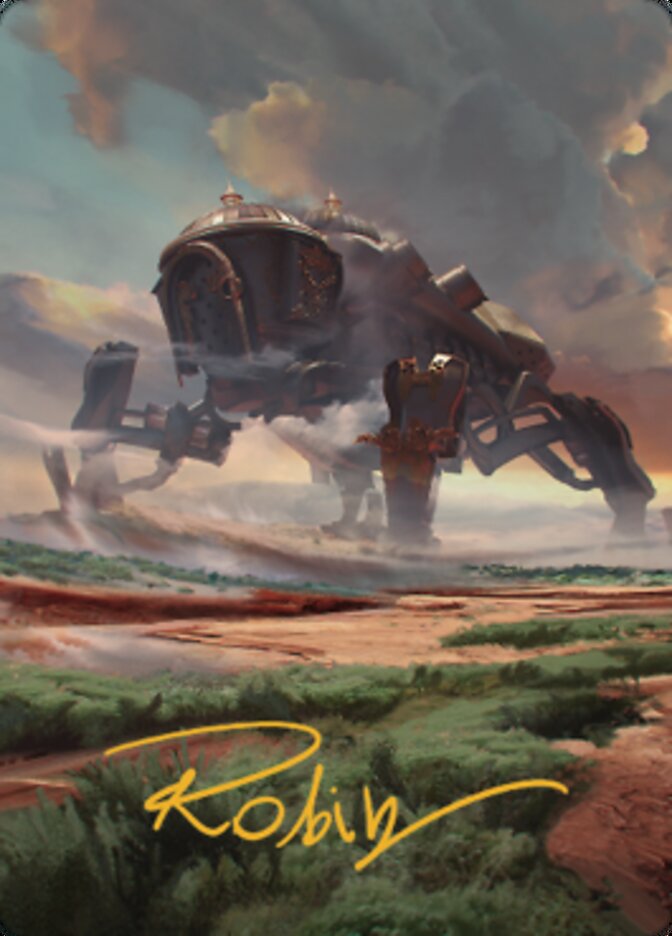 Plains (2) Art Card (Gold-Stamped Signature) [The Brothers' War Art Series] | Gear Gaming Fayetteville