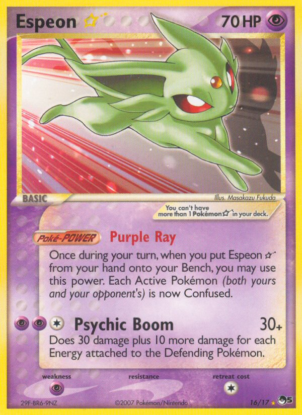 Espeon Star (16/17) [POP Series 5] | Gear Gaming Fayetteville