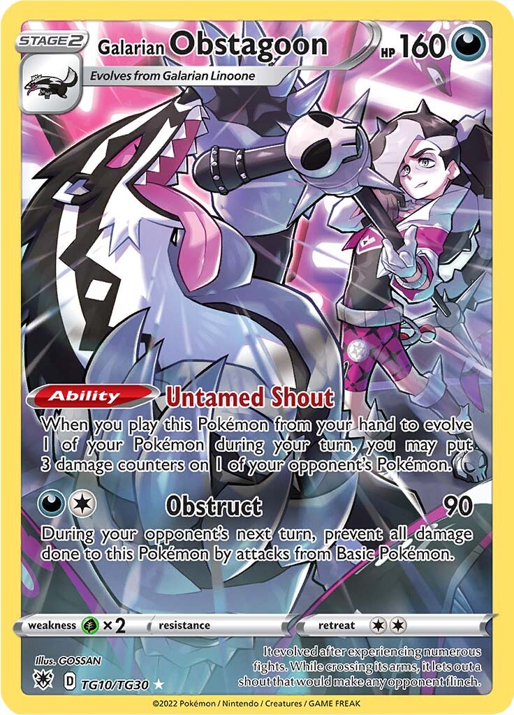 Galarian Obstagoon (TG10/TG30) [Sword & Shield: Astral Radiance] | Gear Gaming Fayetteville