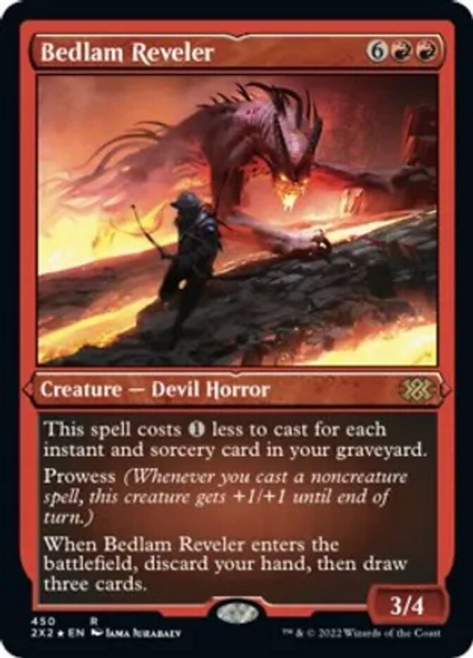 Bedlam Reveler (Foil Etched) [Double Masters 2022] | Gear Gaming Fayetteville