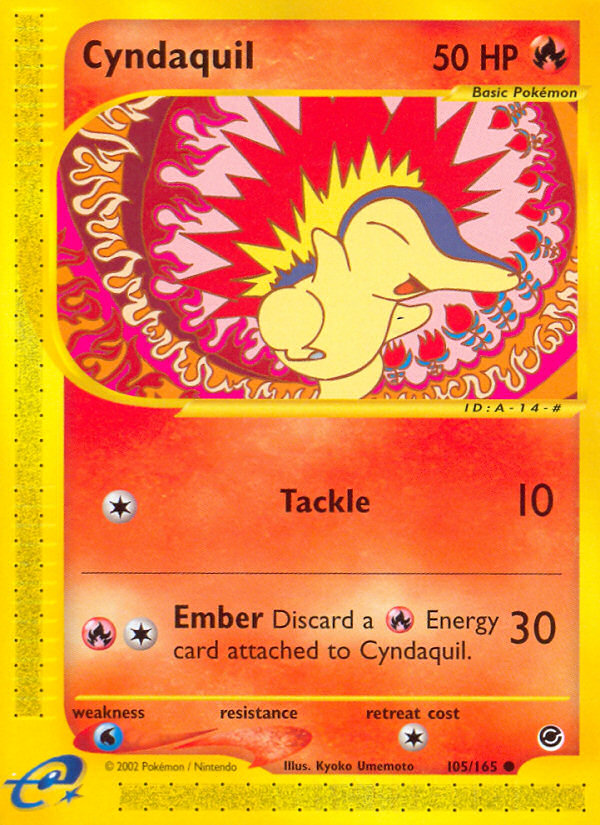 Cyndaquil (105/165) [Expedition: Base Set] | Gear Gaming Fayetteville