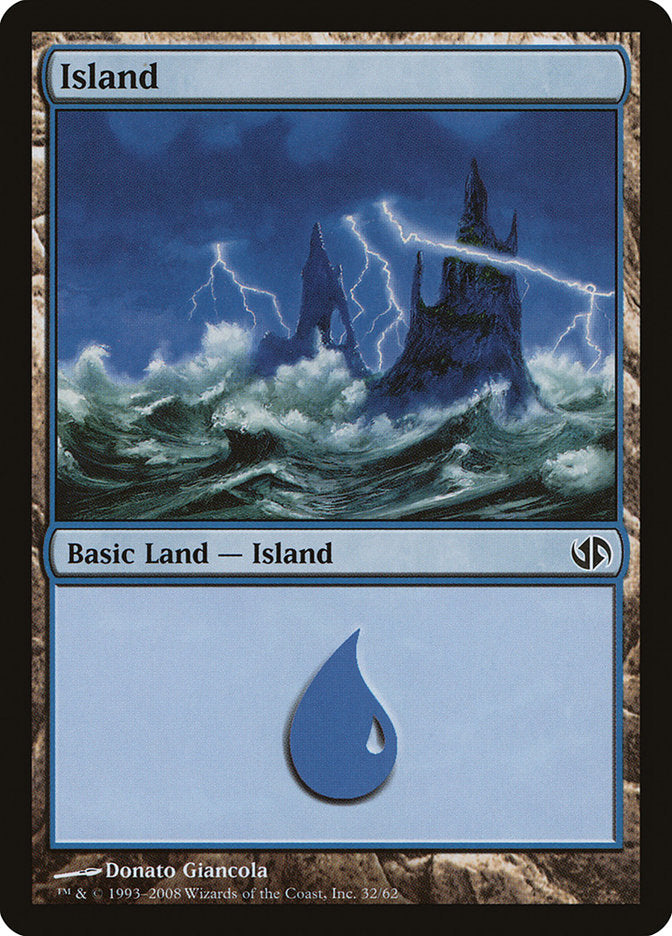 Island (32) [Duel Decks: Jace vs. Chandra] | Gear Gaming Fayetteville