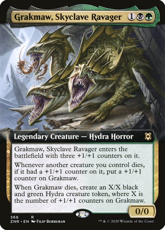 Grakmaw, Skyclave Ravager (Extended Art) [Zendikar Rising] | Gear Gaming Fayetteville