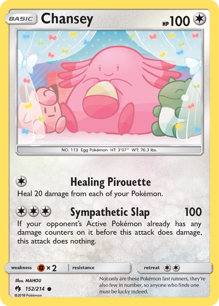 Chansey (152/214) [Sun & Moon: Lost Thunder] | Gear Gaming Fayetteville