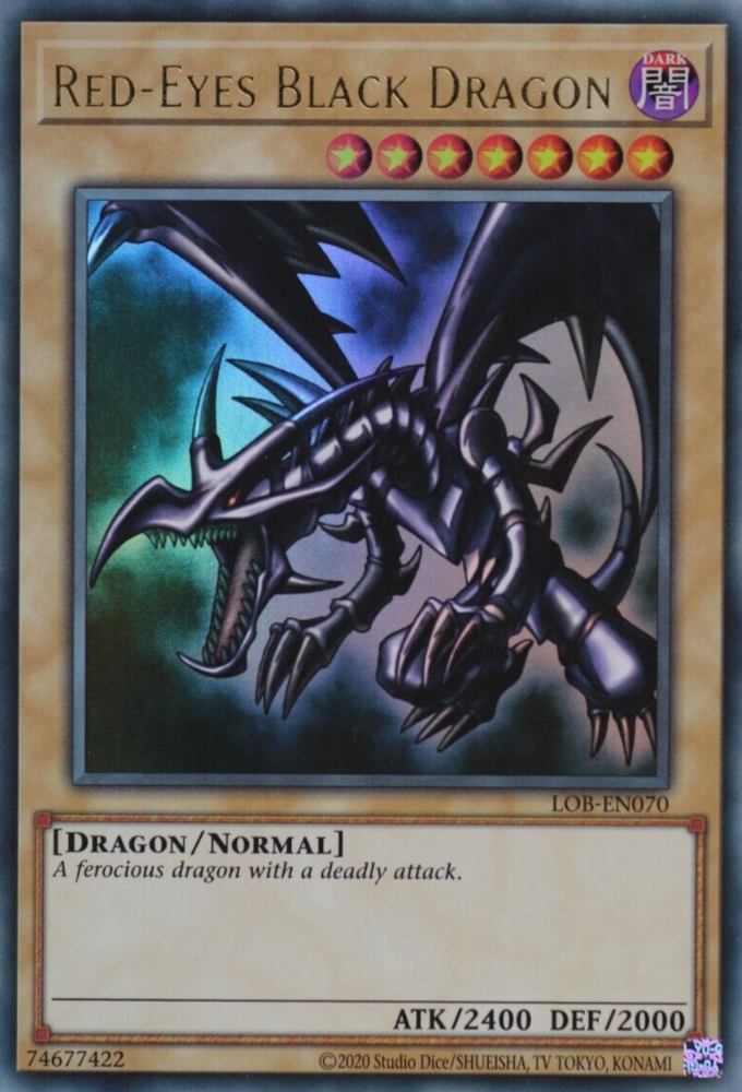 Red-Eyes Black Dragon (25th Anniversary) [LOB-EN070] Ultra Rare | Gear Gaming Fayetteville