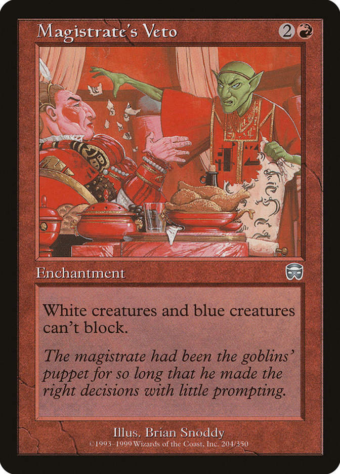 Magistrate's Veto [Mercadian Masques] | Gear Gaming Fayetteville