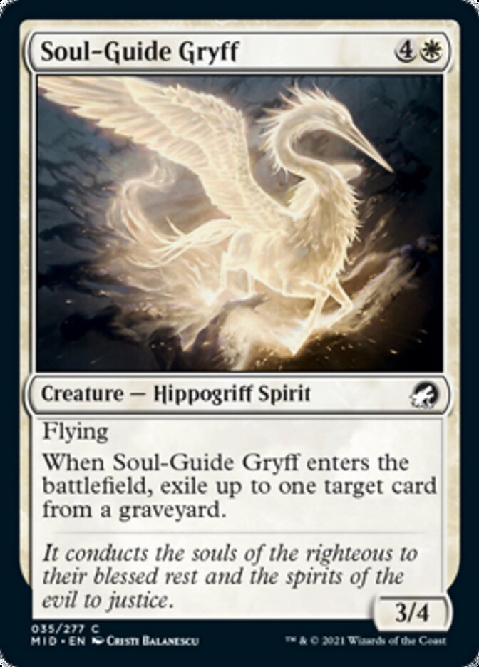 Soul-Guide Gryff [Innistrad: Midnight Hunt] | Gear Gaming Fayetteville