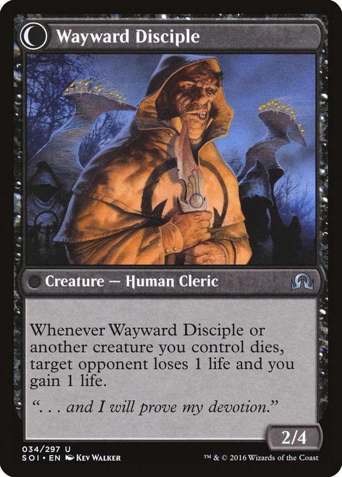 Pious Evangel // Wayward Disciple [Shadows over Innistrad] | Gear Gaming Fayetteville