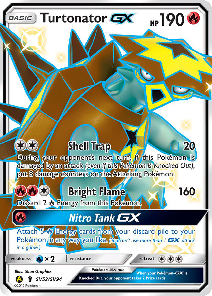 Turtonator GX (SV52/SV94) [Sun & Moon: Hidden Fates - Shiny Vault] | Gear Gaming Fayetteville