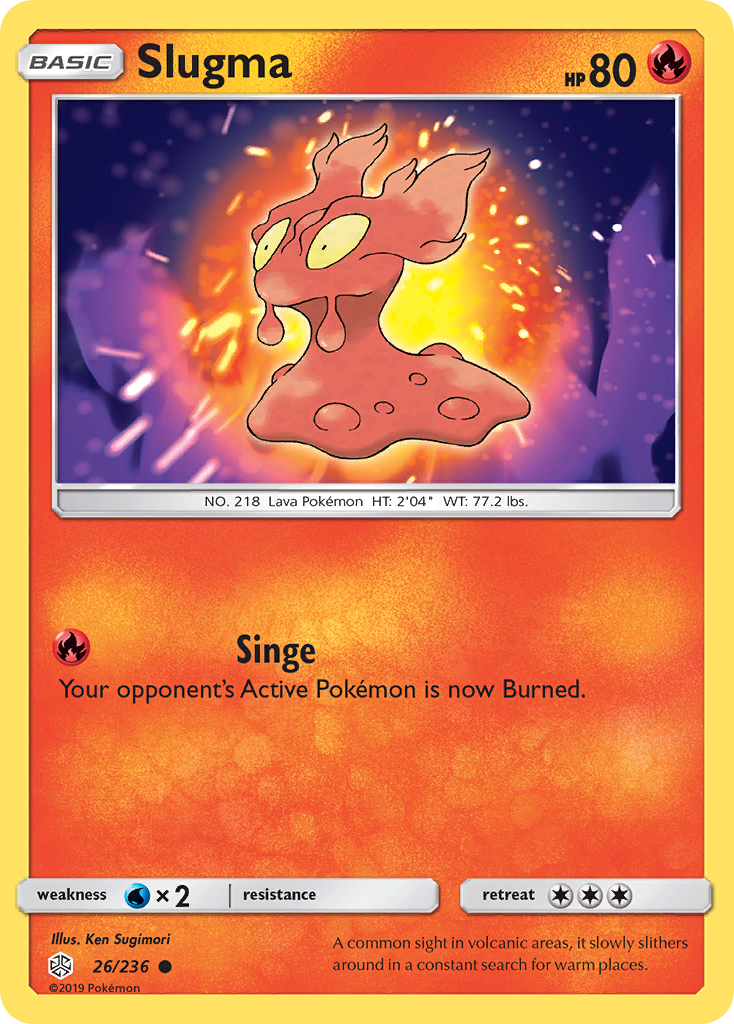 Slugma (26/236) [Sun & Moon: Cosmic Eclipse] | Gear Gaming Fayetteville