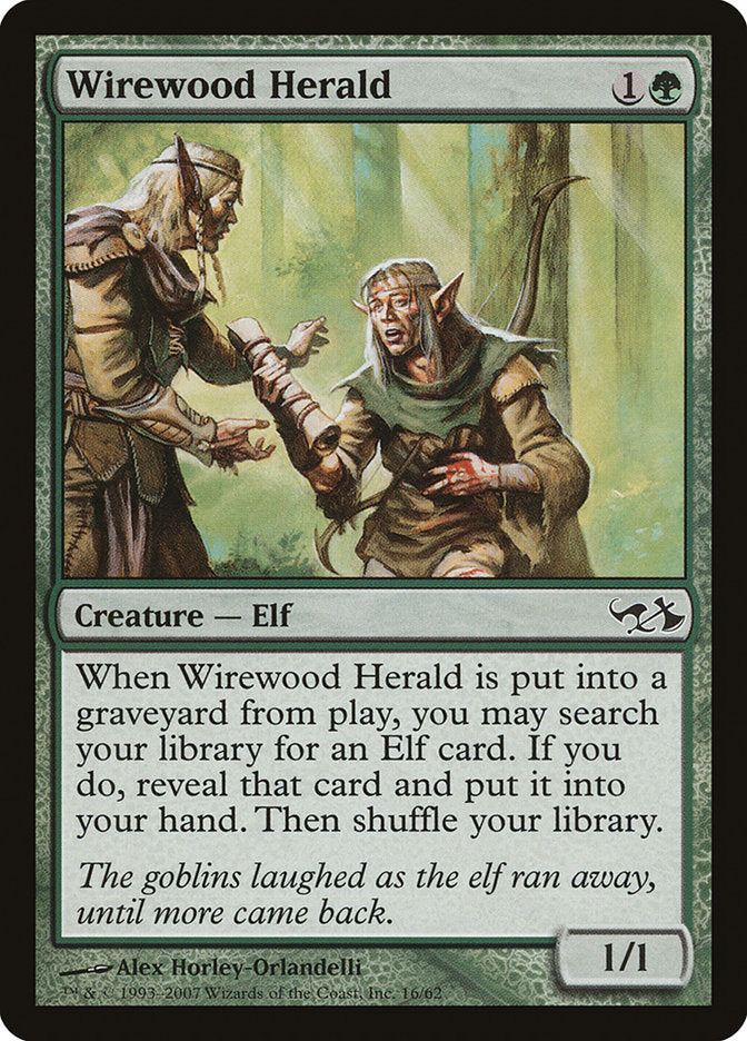 Wirewood Herald [Duel Decks: Elves vs. Goblins] | Gear Gaming Fayetteville