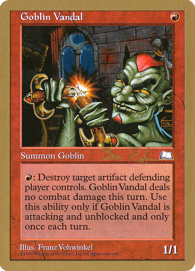 Goblin Vandal (Ben Rubin) [World Championship Decks 1998] | Gear Gaming Fayetteville