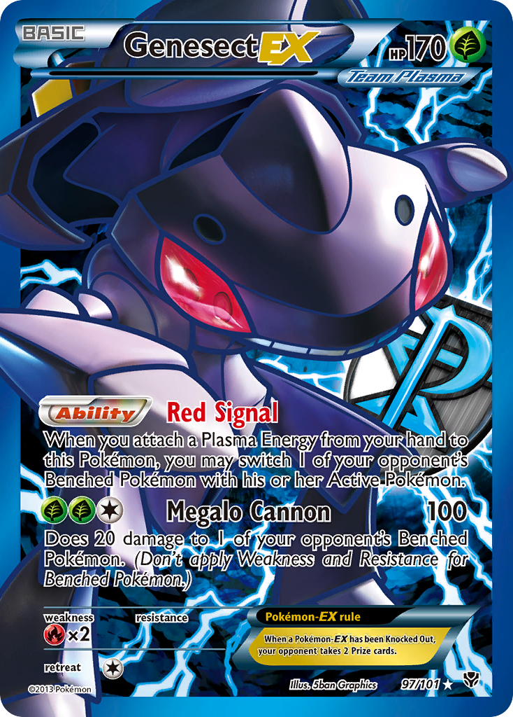 Genesect EX (97/101) [Black & White: Plasma Blast] | Gear Gaming Fayetteville