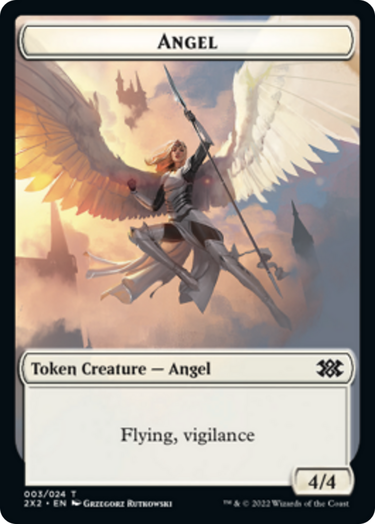 Faerie Rogue // Angel Double-Sided Token [Double Masters 2022 Tokens] | Gear Gaming Fayetteville