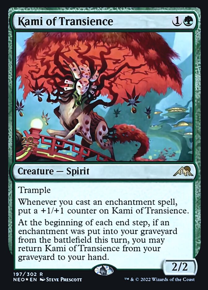 Kami of Transience [Kamigawa: Neon Dynasty Prerelease Promos] | Gear Gaming Fayetteville