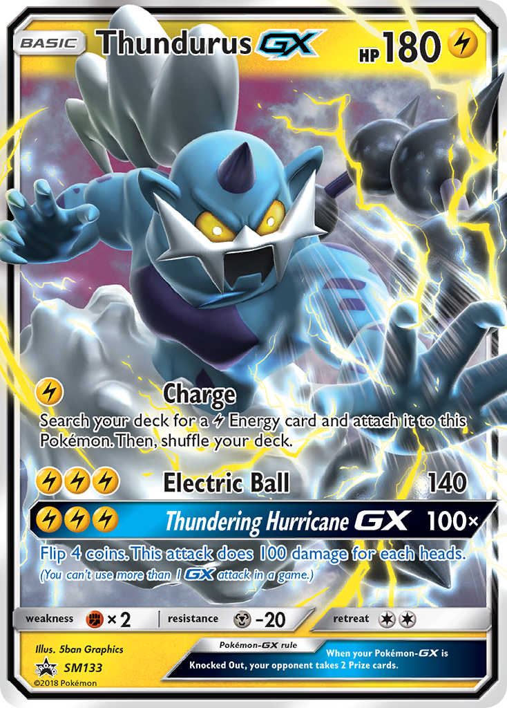 Thundurus GX (SM133) [Sun & Moon: Black Star Promos] | Gear Gaming Fayetteville