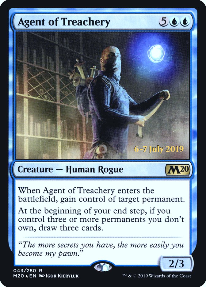 Agent of Treachery [Core Set 2020 Prerelease Promos] | Gear Gaming Fayetteville