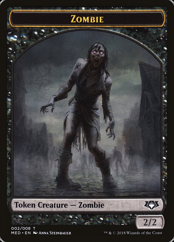 Zombie Token [Mythic Edition Tokens] | Gear Gaming Fayetteville