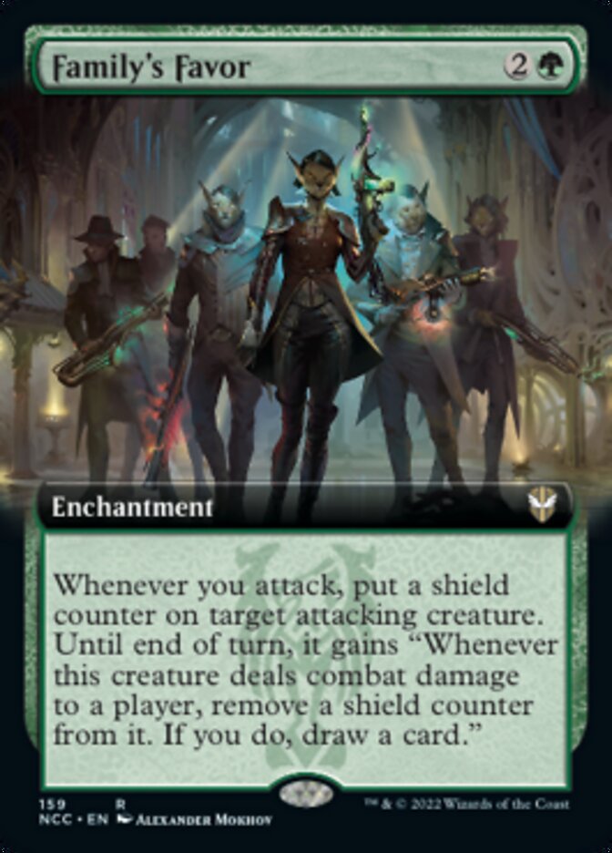 Family's Favor (Extended Art) [Streets of New Capenna Commander] | Gear Gaming Fayetteville