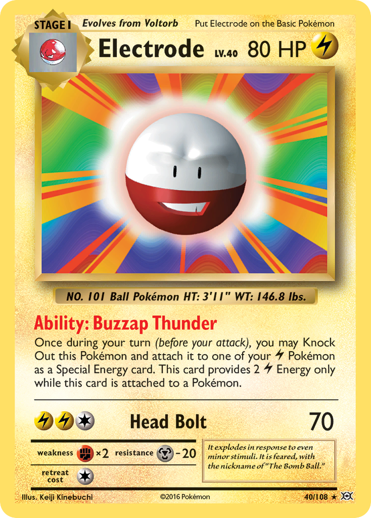 Electrode (40/108) [XY: Evolutions] | Gear Gaming Fayetteville