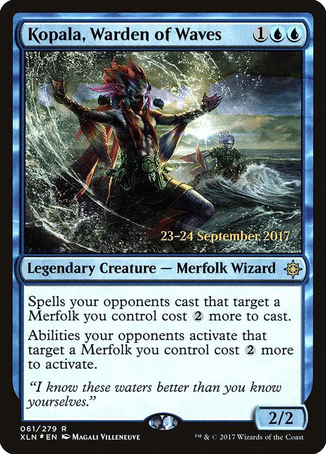Kopala, Warden of Waves [Ixalan Prerelease Promos] | Gear Gaming Fayetteville