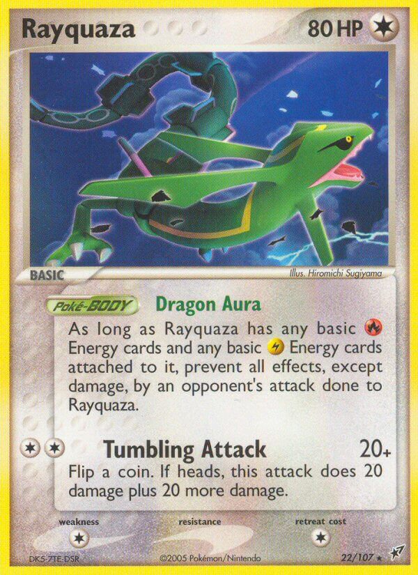 Rayquaza (22/107) (Theme Deck Exclusive) [EX: Deoxys] | Gear Gaming Fayetteville