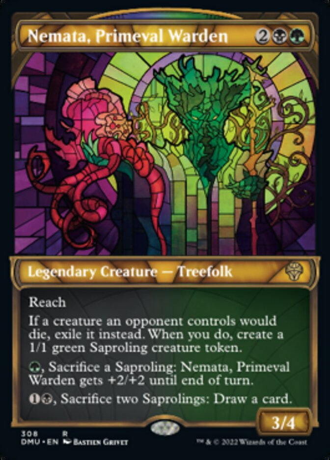 Nemata, Primeval Warden (Showcase) [Dominaria United] | Gear Gaming Fayetteville