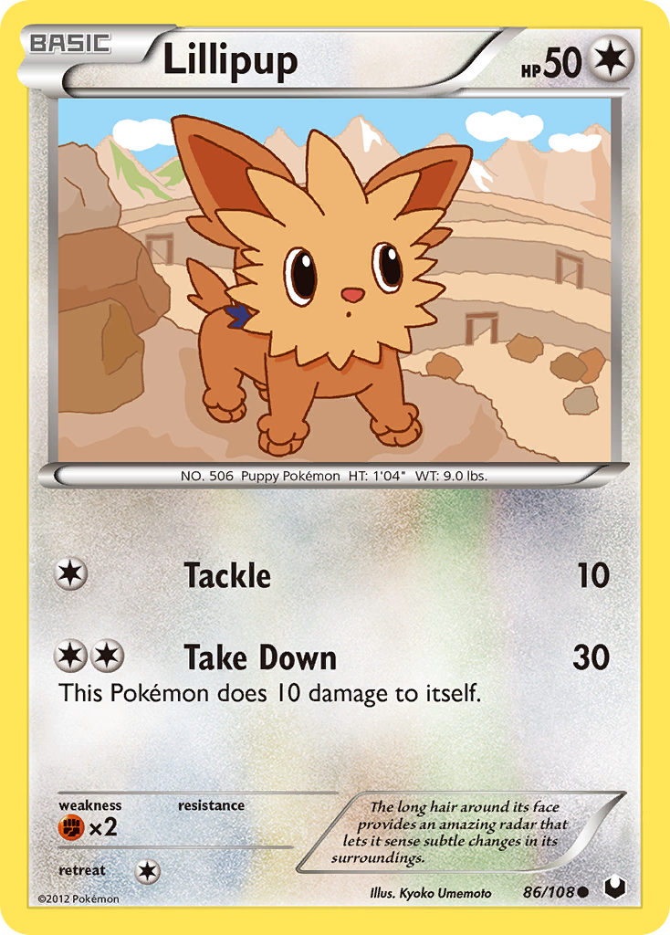 Lillipup (86/108) [Black & White: Dark Explorers] | Gear Gaming Fayetteville