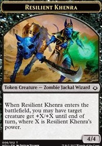 Resilient Khenra // Cat Double-Sided Token [Hour of Devastation Tokens] | Gear Gaming Fayetteville