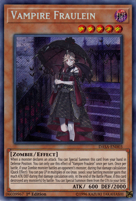 Vampire Fraulein [DASA-EN003] Secret Rare | Gear Gaming Fayetteville