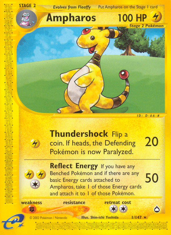 Ampharos (1/147) [Aquapolis] | Gear Gaming Fayetteville