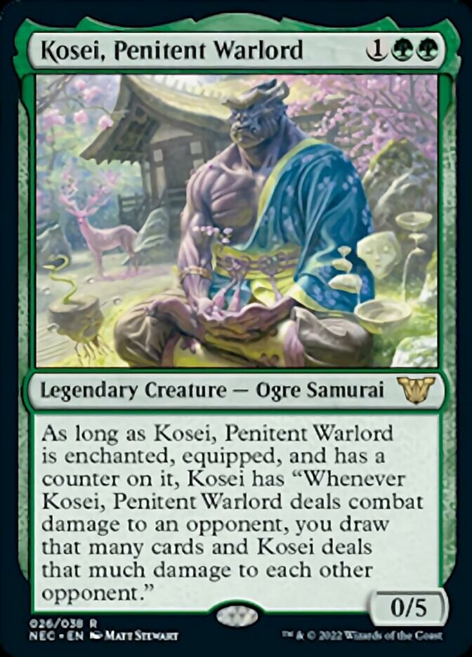 Kosei, Penitent Warlord [Kamigawa: Neon Dynasty Commander] | Gear Gaming Fayetteville