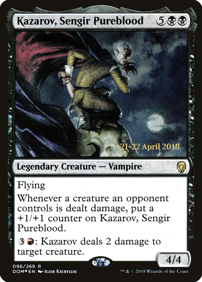 Kazarov, Sengir Pureblood [Dominaria Prerelease Promos] | Gear Gaming Fayetteville