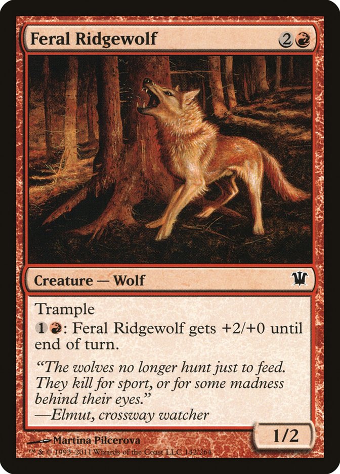 Feral Ridgewolf [Innistrad] | Gear Gaming Fayetteville