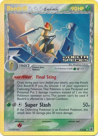 Beedrill (1/113) (Delta Species) (Stamped) [EX: Delta Species] | Gear Gaming Fayetteville