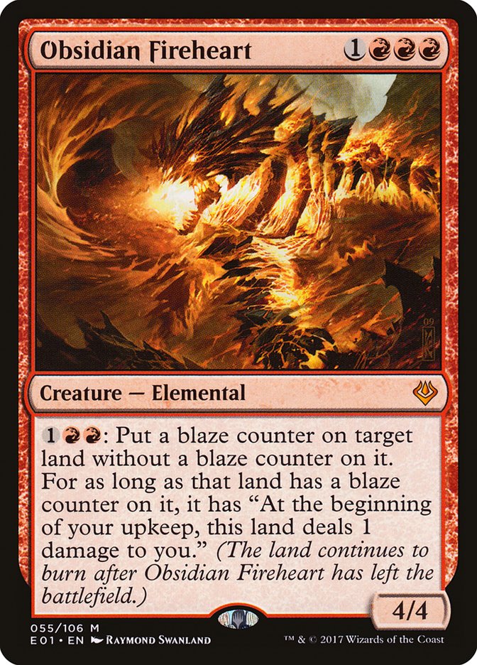 Obsidian Fireheart [Archenemy: Nicol Bolas] | Gear Gaming Fayetteville