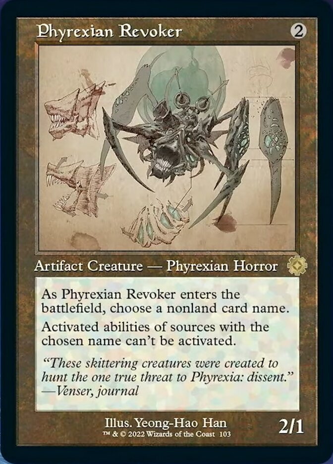 Phyrexian Revoker (Retro Schematic) [The Brothers' War Retro Artifacts] | Gear Gaming Fayetteville