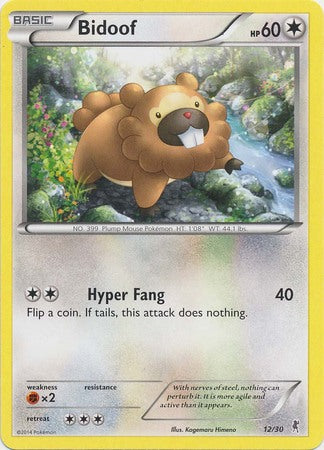 Bidoof (12/30) [XY: Trainer Kit 1 - Bisharp] | Gear Gaming Fayetteville