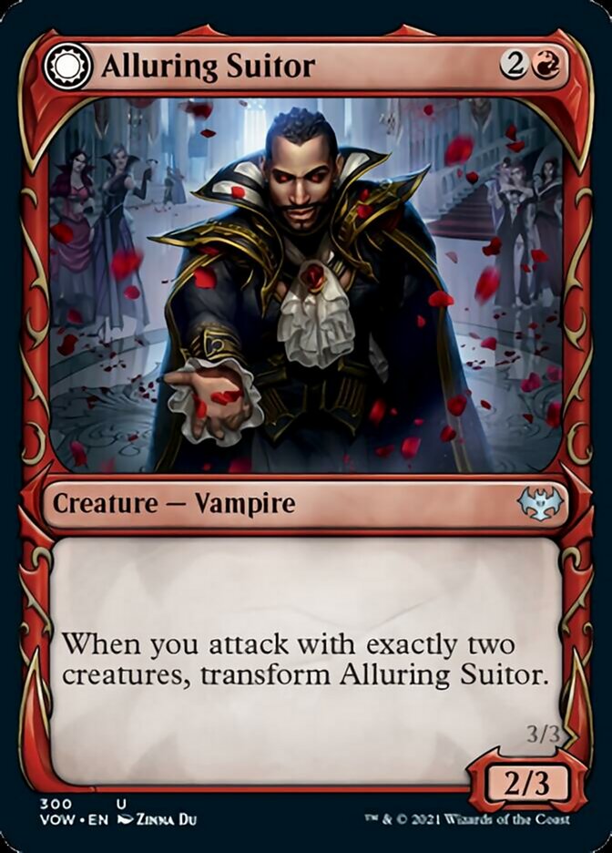 Alluring Suitor // Deadly Dancer (Showcase Fang Frame) [Innistrad: Crimson Vow] | Gear Gaming Fayetteville