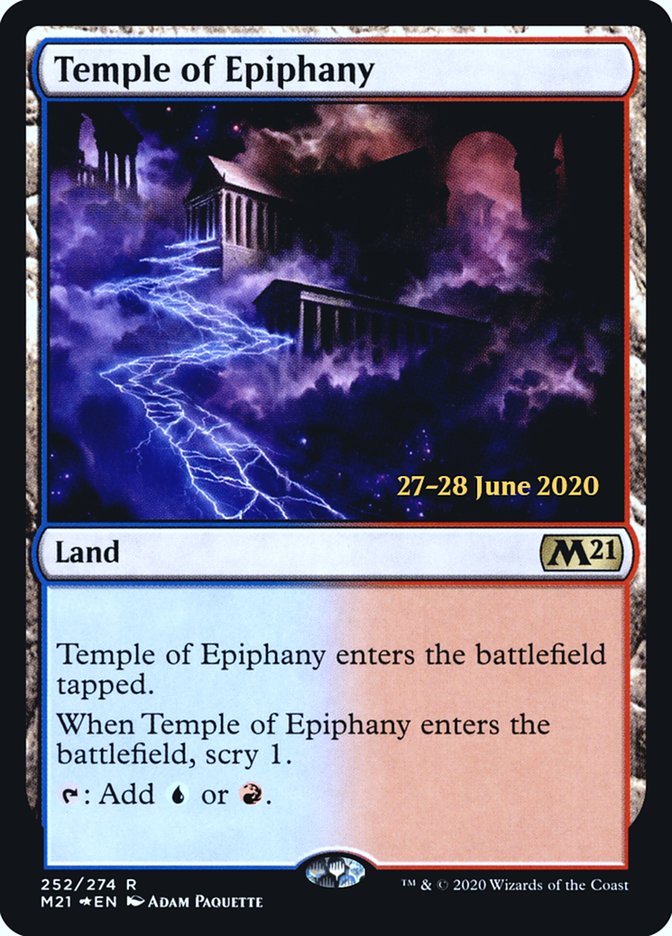 Temple of Epiphany [Core Set 2021 Prerelease Promos] | Gear Gaming Fayetteville