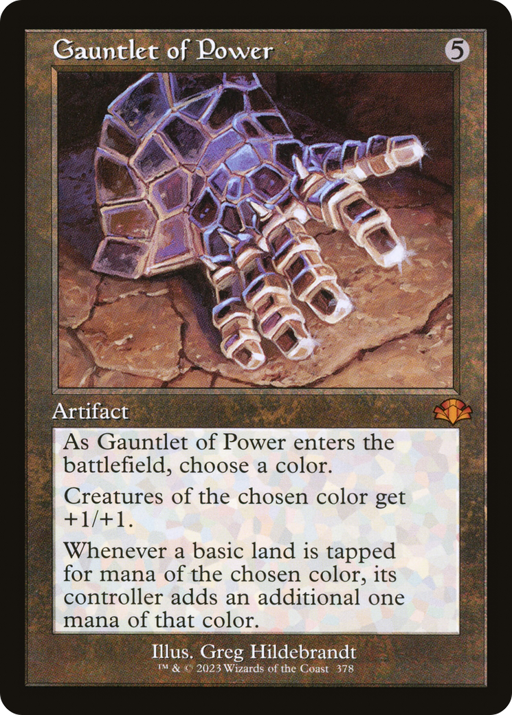 Gauntlet of Power (Retro) [Dominaria Remastered] | Gear Gaming Fayetteville