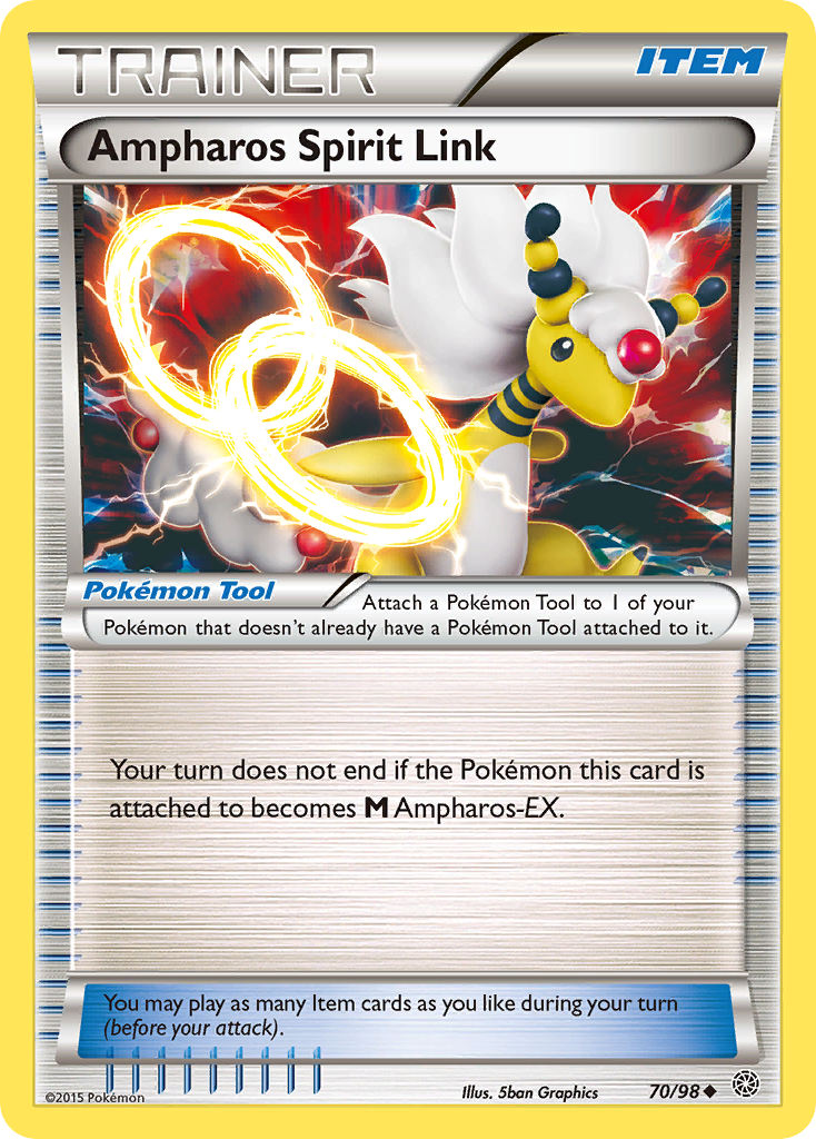 Ampharos Spirit Link (70/98) [XY: Ancient Origins] | Gear Gaming Fayetteville