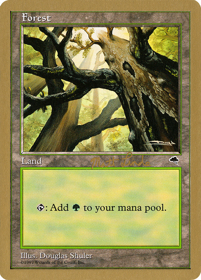 Forest (ml347a) (Matt Linde) [World Championship Decks 1999] | Gear Gaming Fayetteville