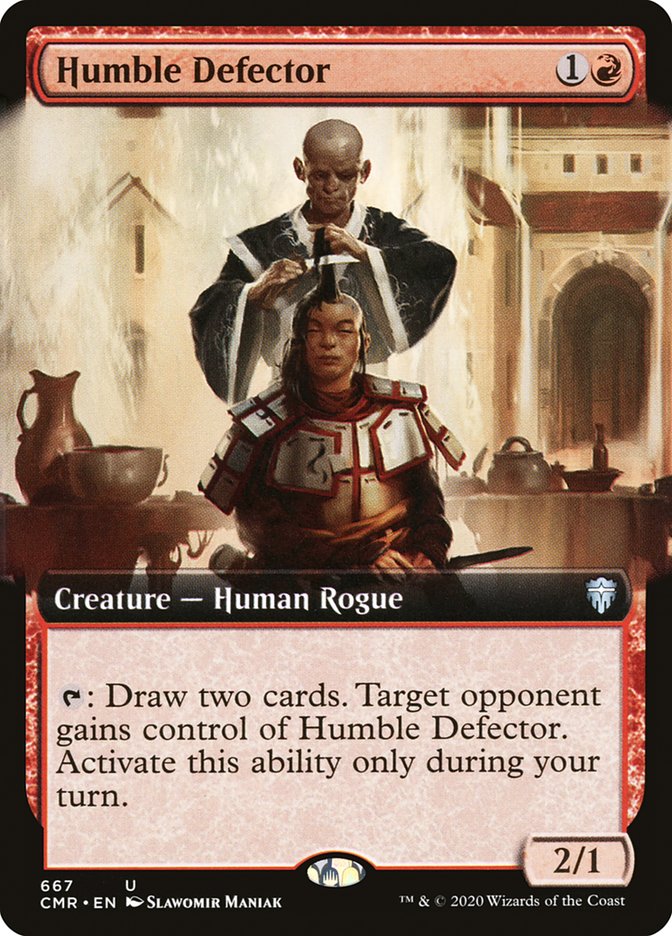 Humble Defector (Extended Art) [Commander Legends] | Gear Gaming Fayetteville