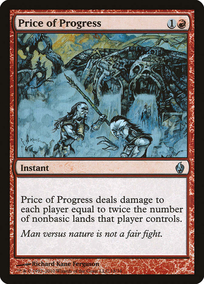 Price of Progress [Premium Deck Series: Fire and Lightning] | Gear Gaming Fayetteville