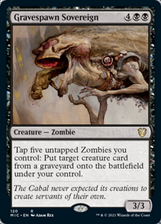 Gravespawn Sovereign [Innistrad: Midnight Hunt Commander] | Gear Gaming Fayetteville