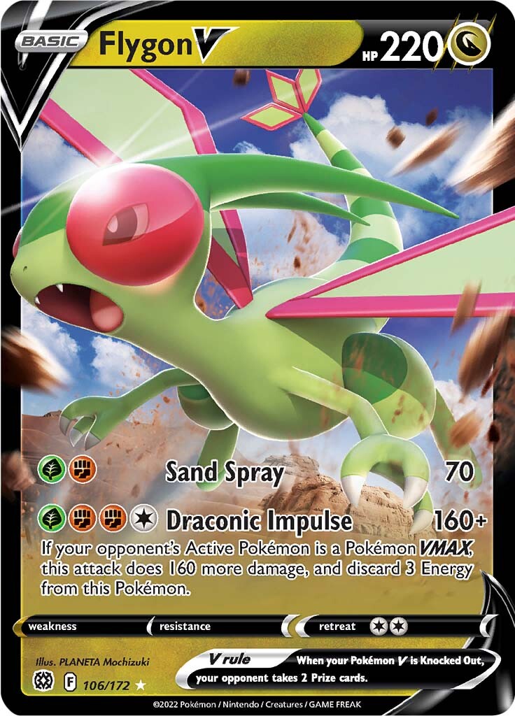 Flygon V (106/172) [Sword & Shield: Brilliant Stars] | Gear Gaming Fayetteville